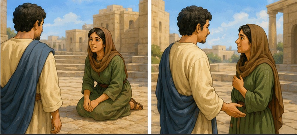 Forgiving the woman of adultery